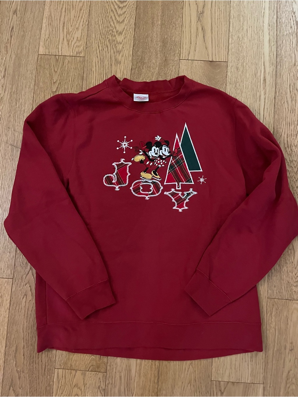 Vintage Men’s Disney Mickey Stitched Crewneck - Large